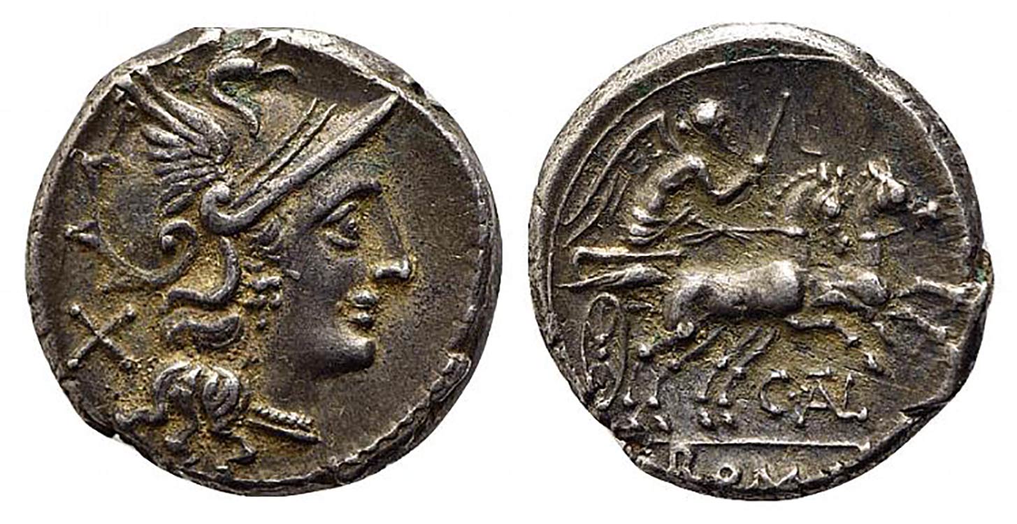 C. Thalna, Rome, 154 BC. AR ... 