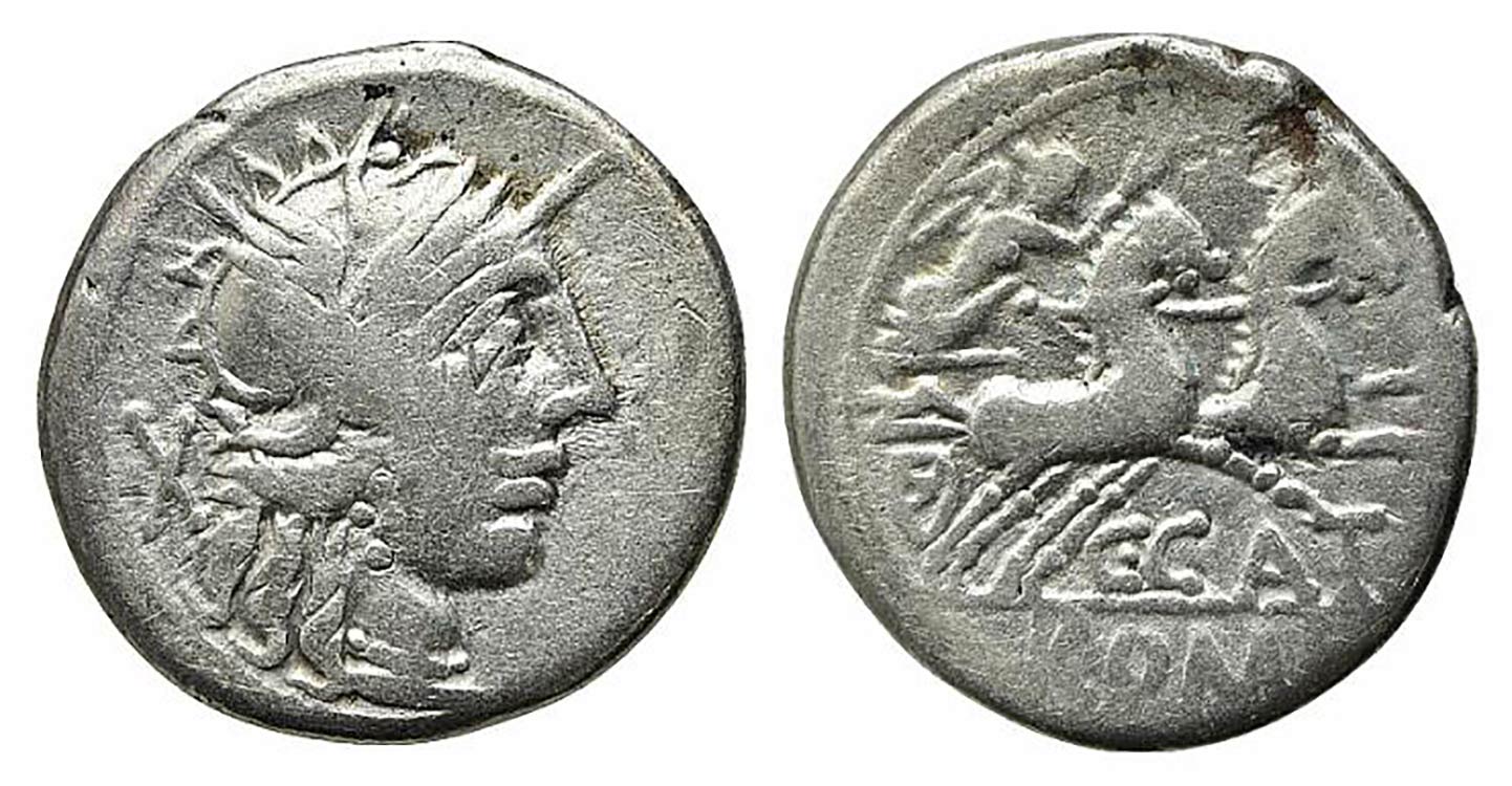 C. Porcius Cato, Rome, 123 BC. AR ... 