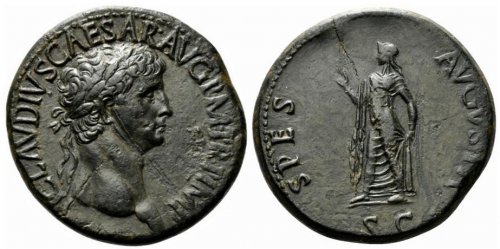 Claudius (41-54). Æ Sestertius ... 