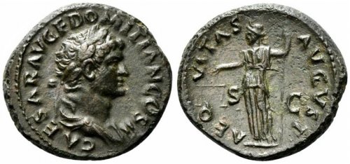 Domitian (Caesar, 69-81). Æ As ... 