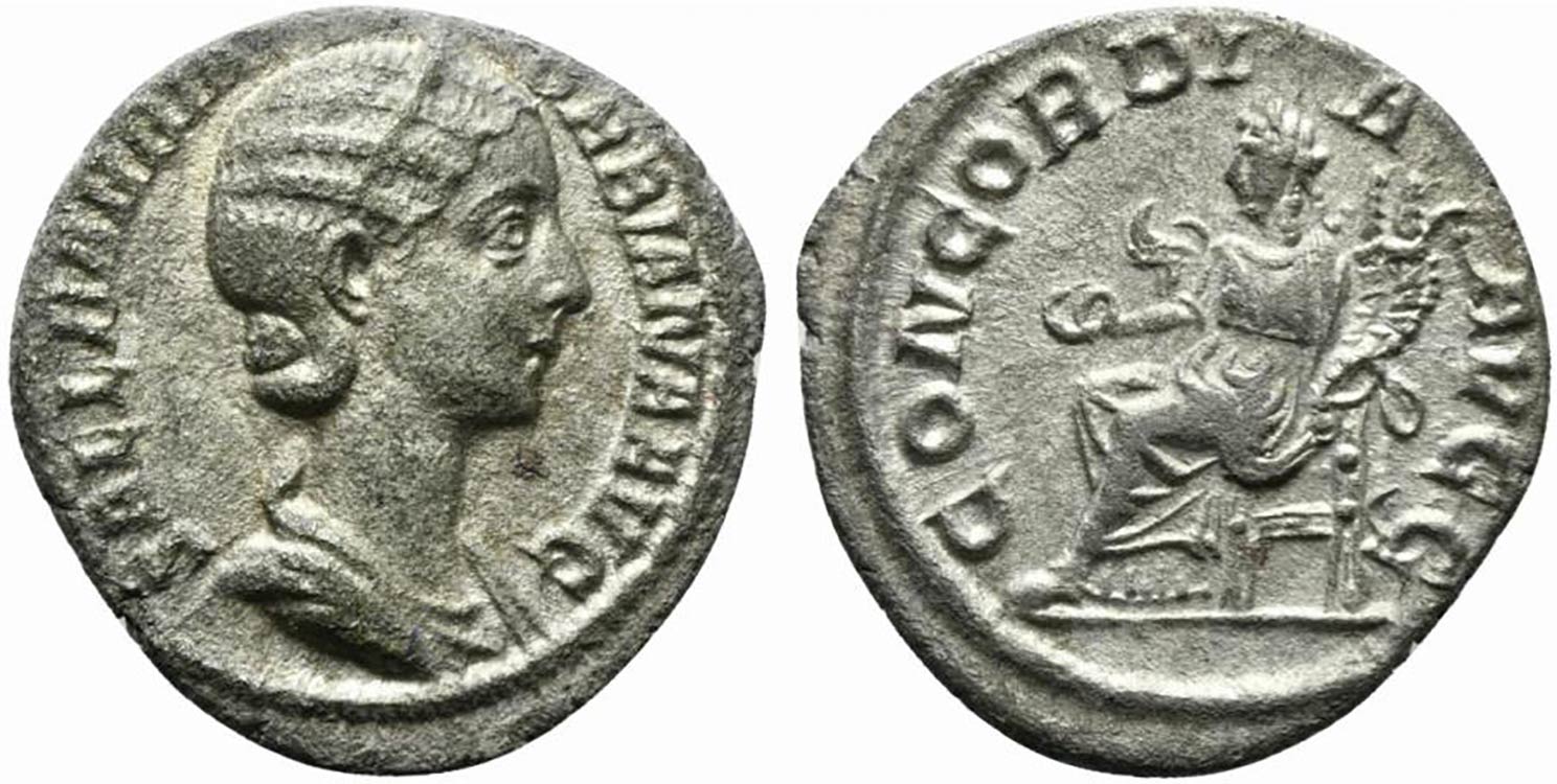 Orbiana (Augusta, 225-227). AR ... 