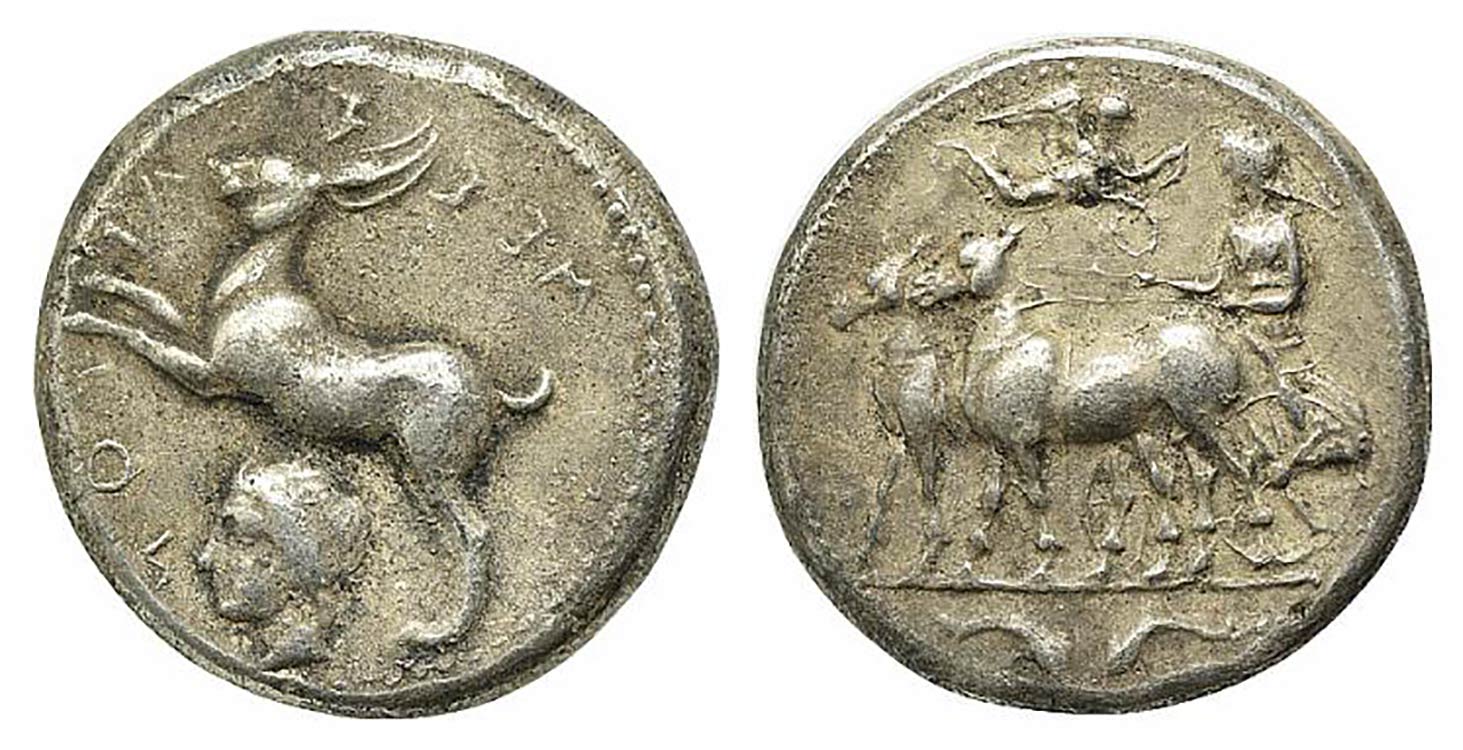 Sicily, Messana, 412-408 BC. AR ... 