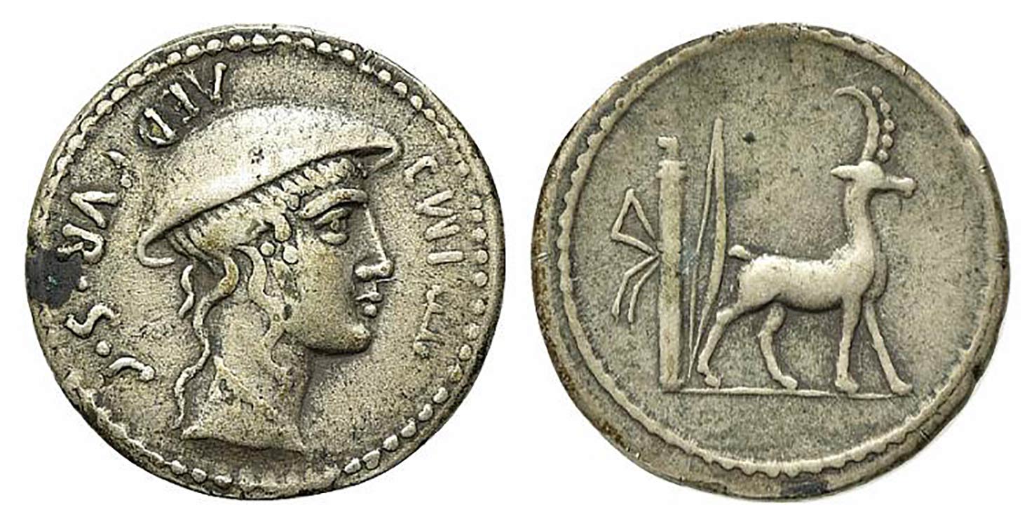 Cn. Plancius, Rome, 55 BC. Replica ... 