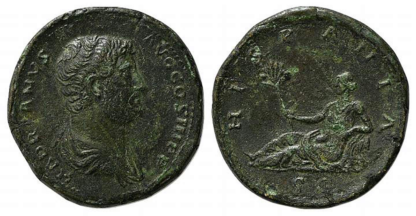 Hadrian (117-138). Replica of ... 