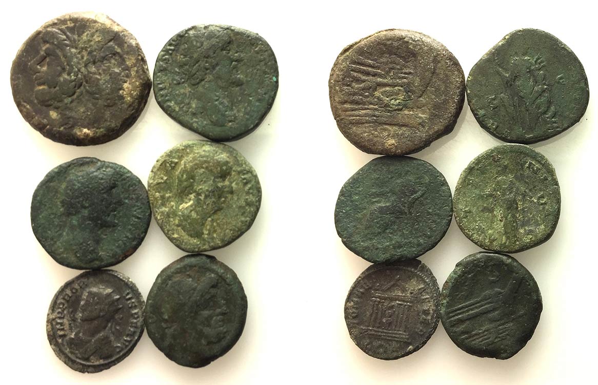 Lot of 6 Roman Republican and ... 
