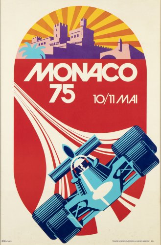 MONACOGP 1975 posterPoster of the ... 