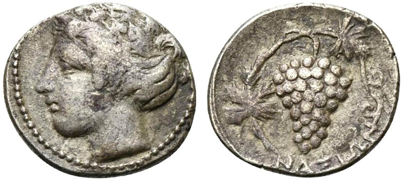 Sicily, Naxos, c. 415-403 BC. AR ... 