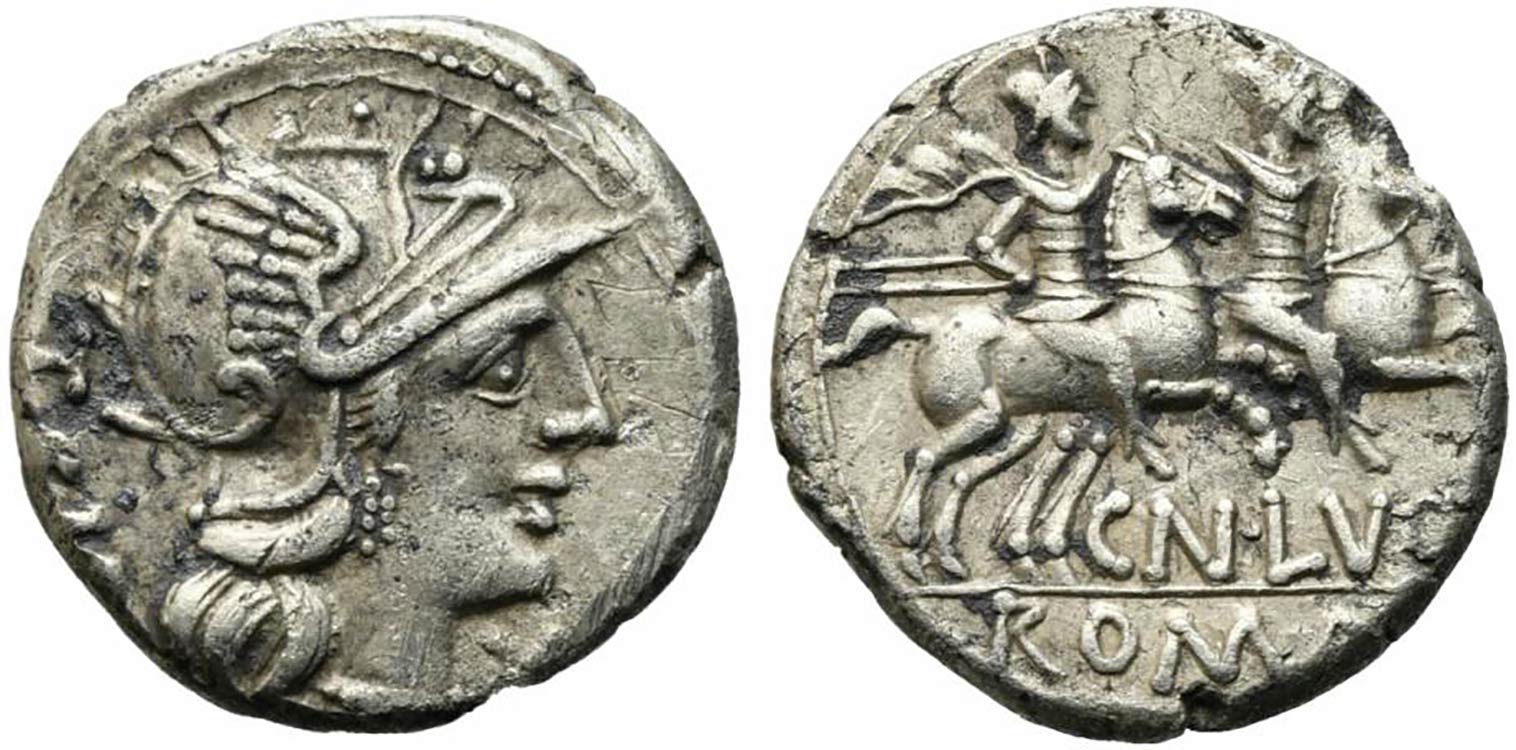 Cn. Lucretius Trio, Rome, 136 BC. ... 