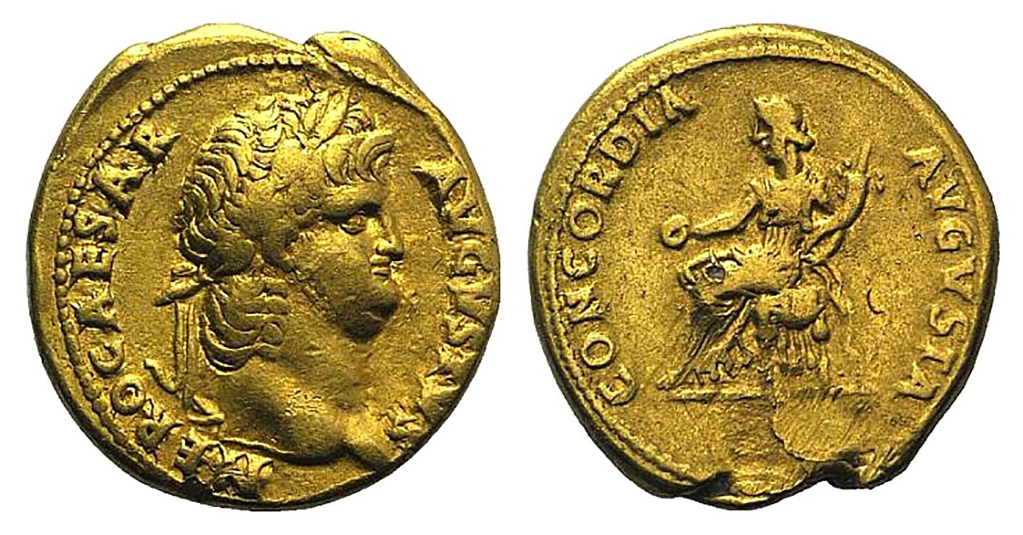 Nero (54-68). AV Aureus (18mm, ... 