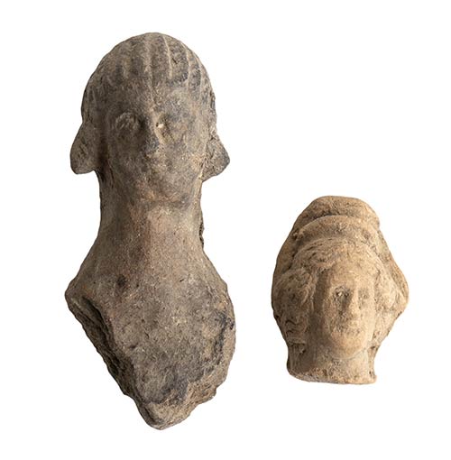 Lot of two Roman terracotta small ... 