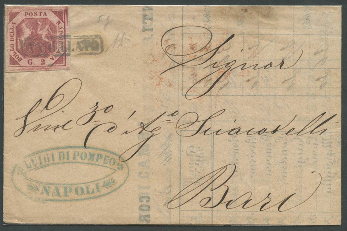 30.12.1861, Lettera da Napoli per ... 