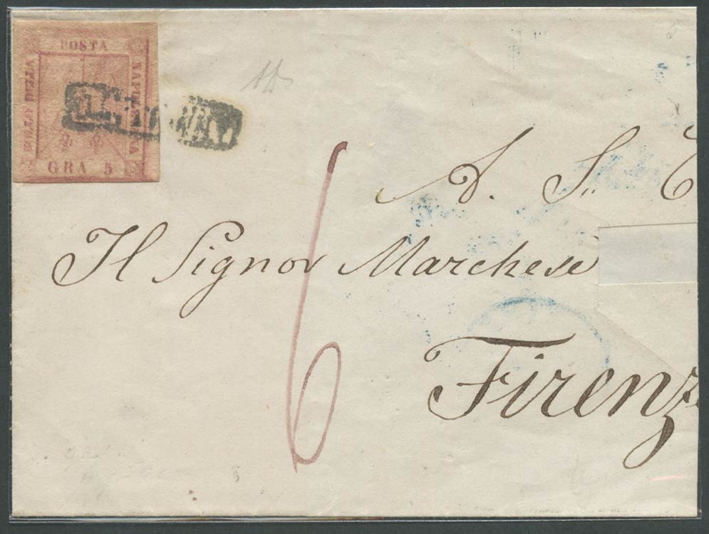 1859, Lettera da Napoli per ... 