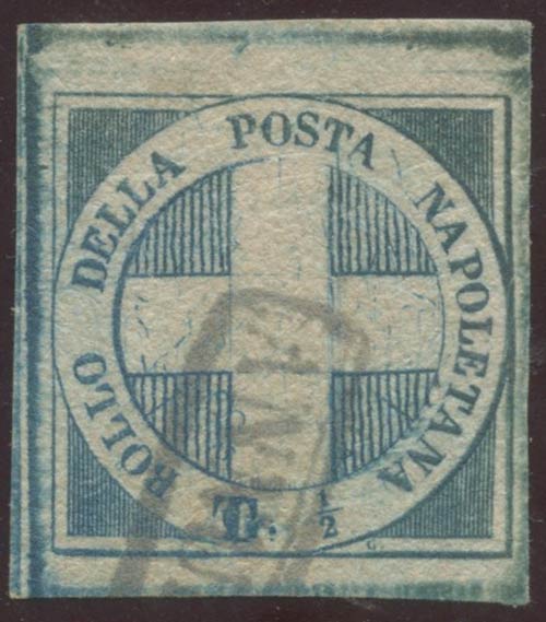 1860, 1/2t. Azzurro N.16 ... 