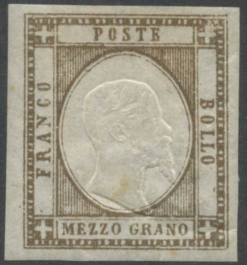 1861, 1/2gr. Bruno N.18d nuovo con ... 