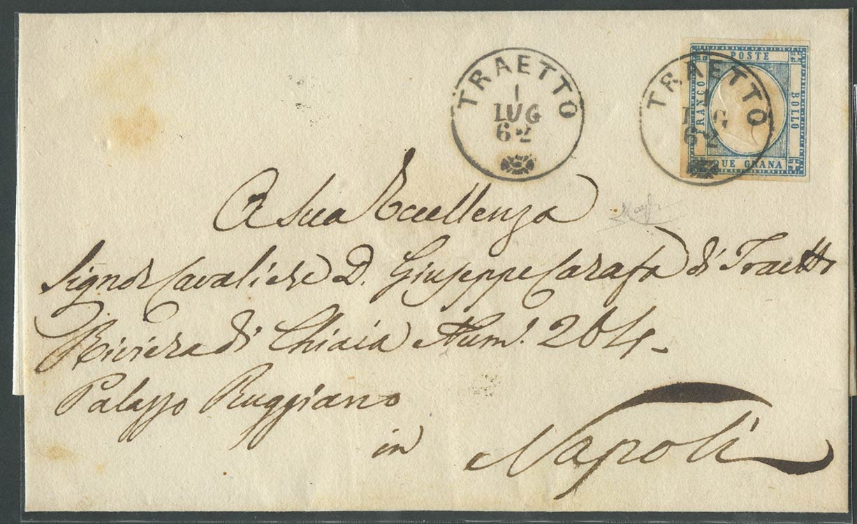 1.7.1862, Lettera da Traetto per ... 