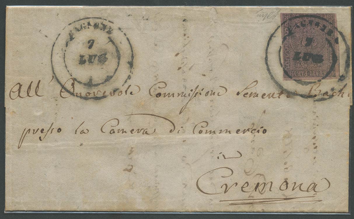 5.7.1859, lettera da Bagnone per ... 