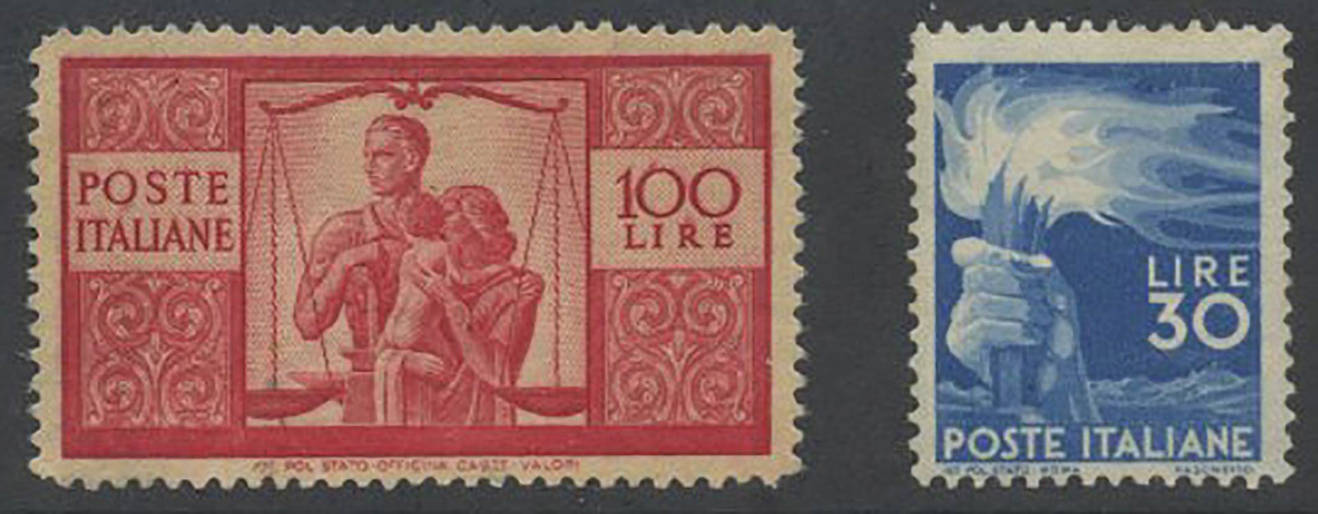 1945, Serie democratica N.543/565 ... 