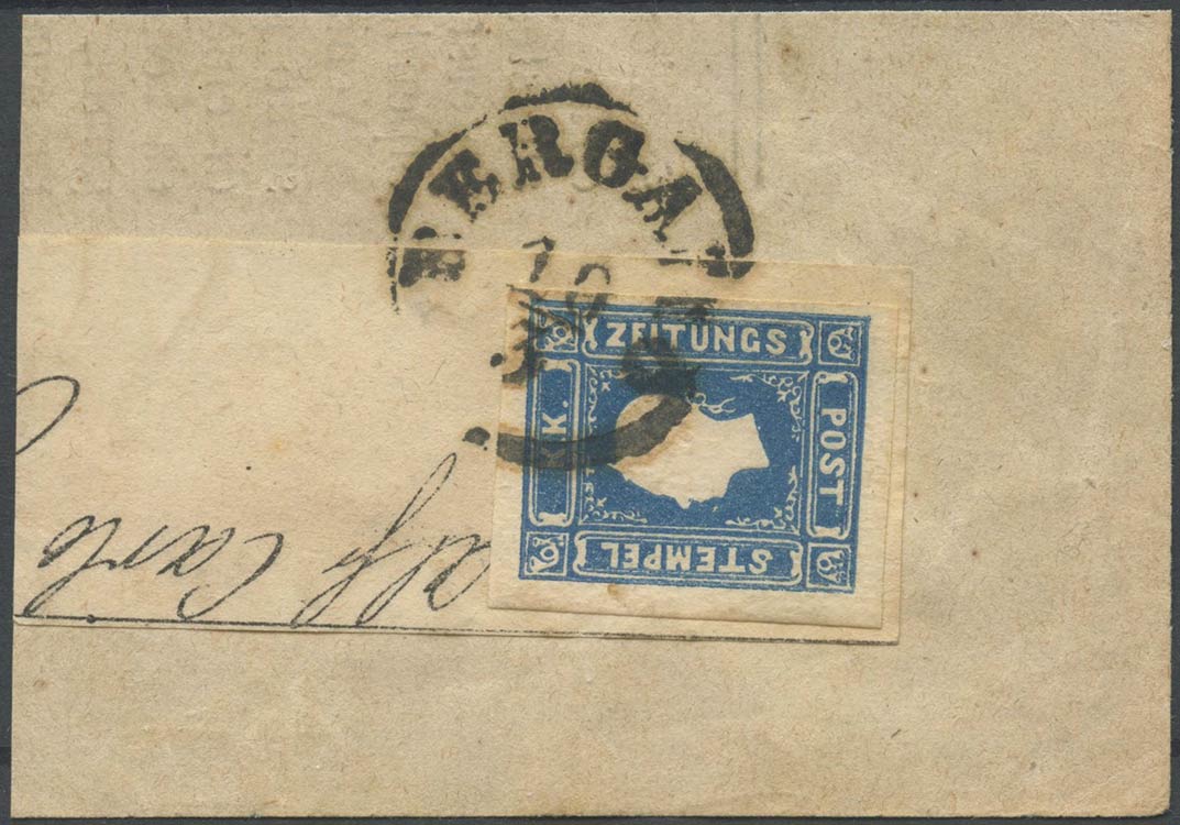 1858, francobolli per Giornali, ... 