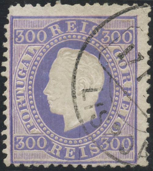 1870, 300r. N.49A, usato.