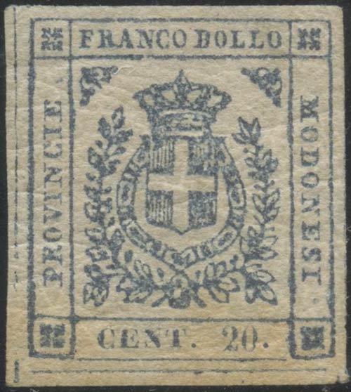 1859,20c. Ardesia Violaceo N.15. ... 
