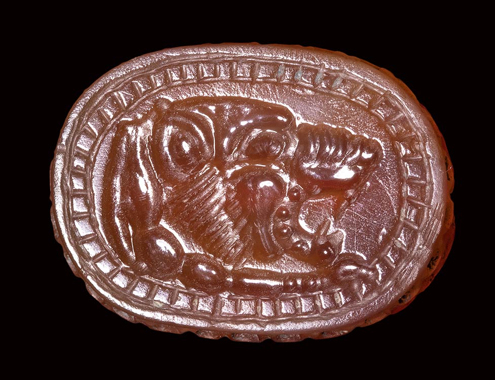 An etruscan carnelian engraved ... 