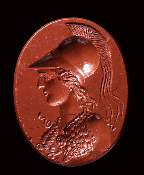 A large greek hellenistic red ... 