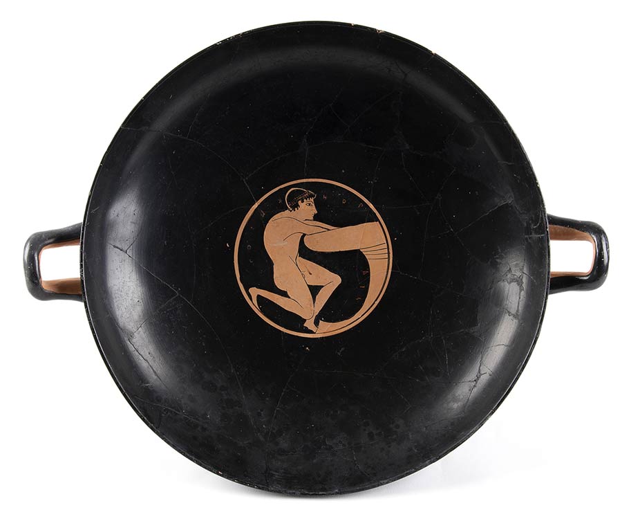 ATTIC RED-FIGURE KYLIX Manner of ... 