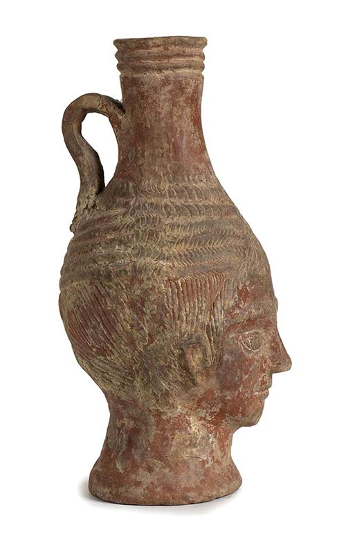 AFRICAN RED SLIP HEAD-FLASK North ... 