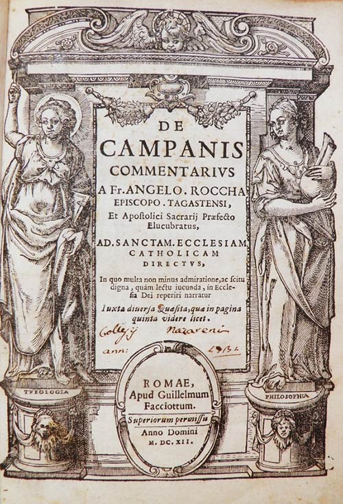 Angelo Roccha (1545-1620)De ... 