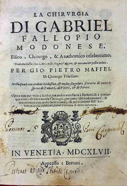 Gabriele Fallop(p)io (1523-1562)La ... 