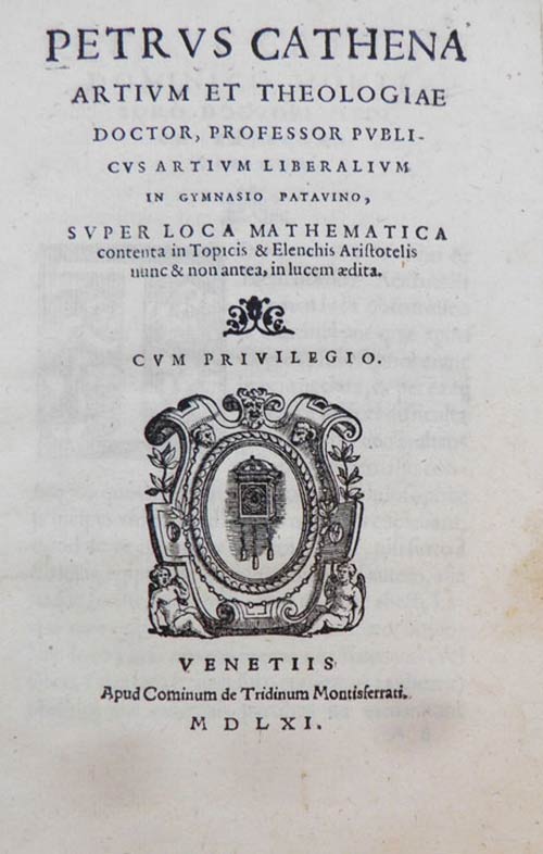 PIETRO CATENA (1501-1576)Petrus ... 