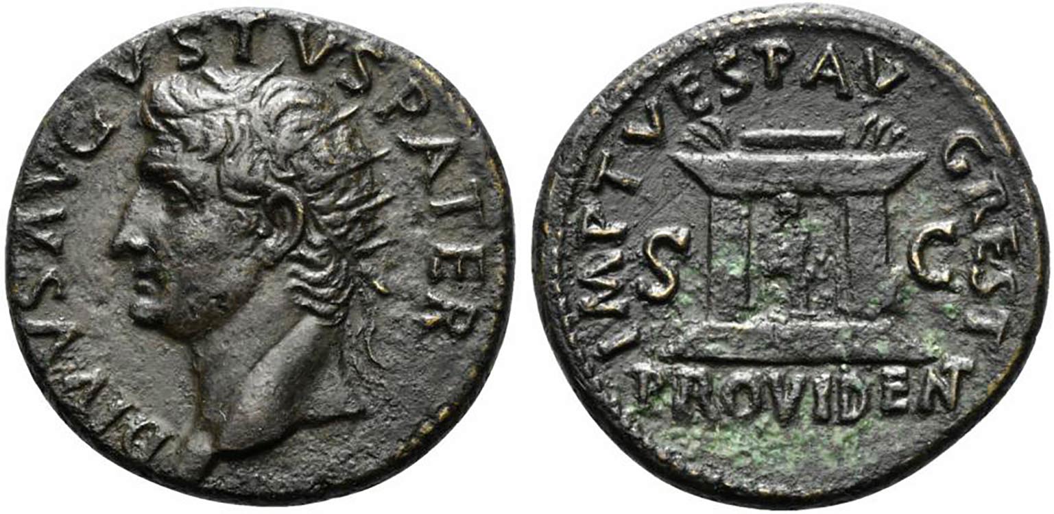 Divus Augustus, Dupondius struck ... 