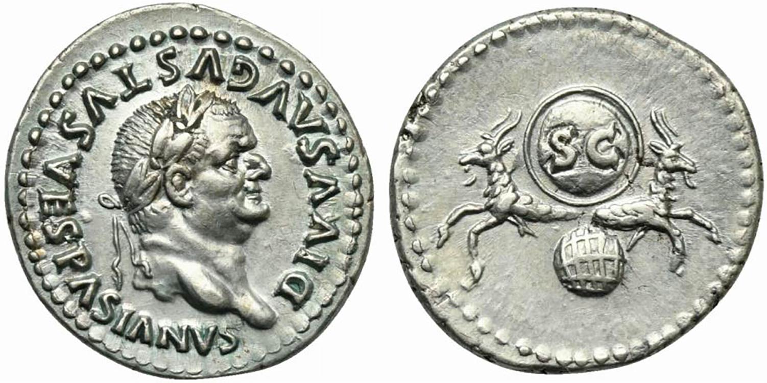 Divus Vespasian, Denarius struck ... 