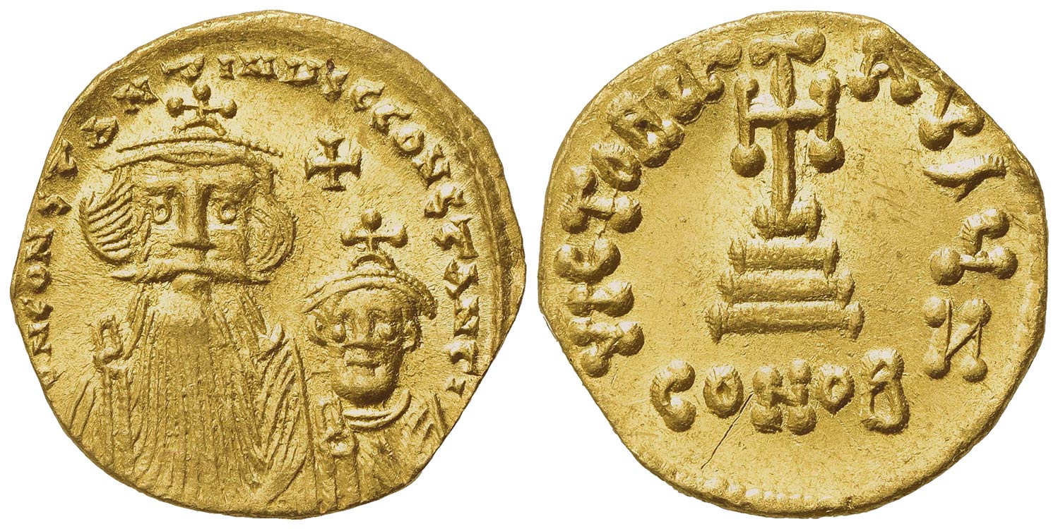 Constans II with Constantine IV ... 