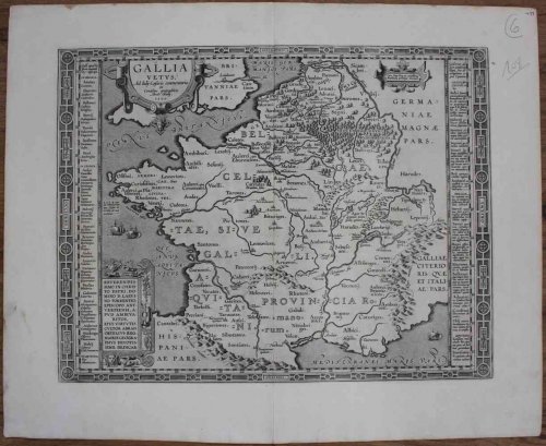 Abraham Ortelius (1527-1598)Gallia ... 