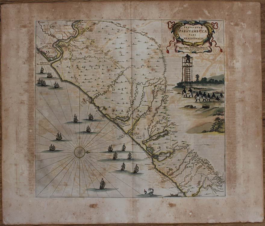 Rare map depicting part of ... 