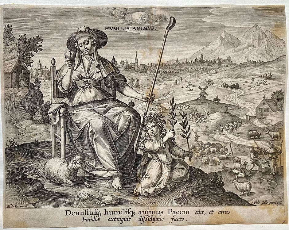 Marten de Vos (1532 - 1603)HVMILIS ... 