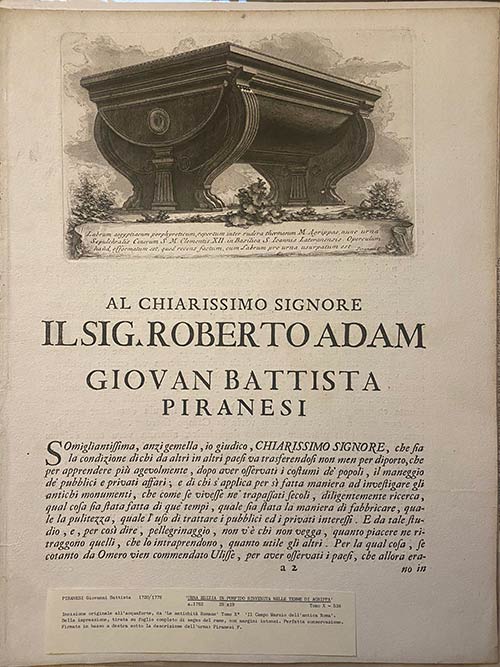Giovanni Battista Piranesi ... 