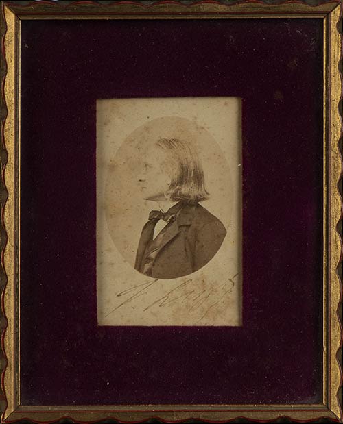 PHOTO OF FRANZ LISZT WITH ... 