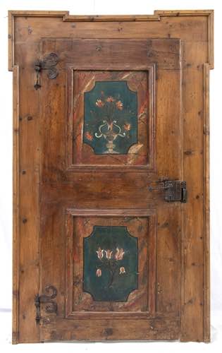 Italian painted wooden door - ... 