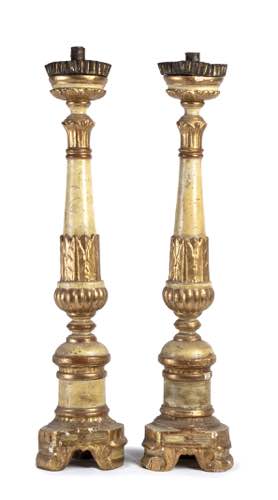Pair of Italian lacquered wood ... 