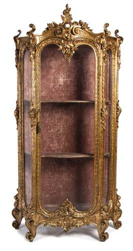 French gilded display cabinet - ... 
