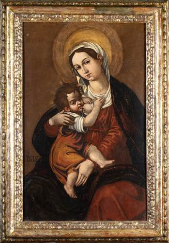 Dipinto italiano su lavagna - 1830 ... 