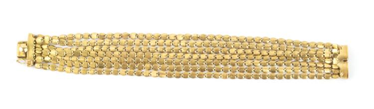 Gold wire bracelet 18k yellow ... 