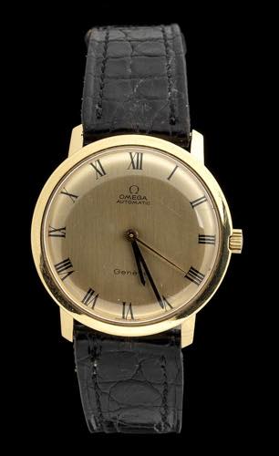 OMEGA: gold wristwatch, 1960s  18k ... 