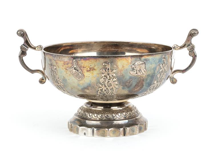 Coppa francese Luigi XV in argento ... 