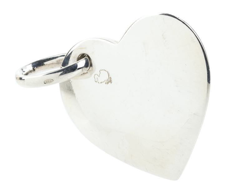 Silver heart shape pendant - ... 