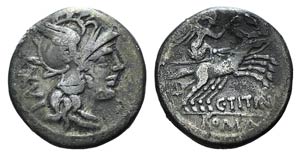C. Titinius, Rome, 141 BC. AR ... 