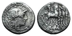 M. Acilius M.f., Rome, 130 BC. AR ... 