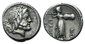 L. Procilius, Rome, 80 BC. AR ... 